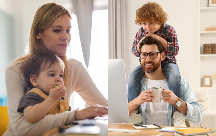 changing roles as working from home is more common